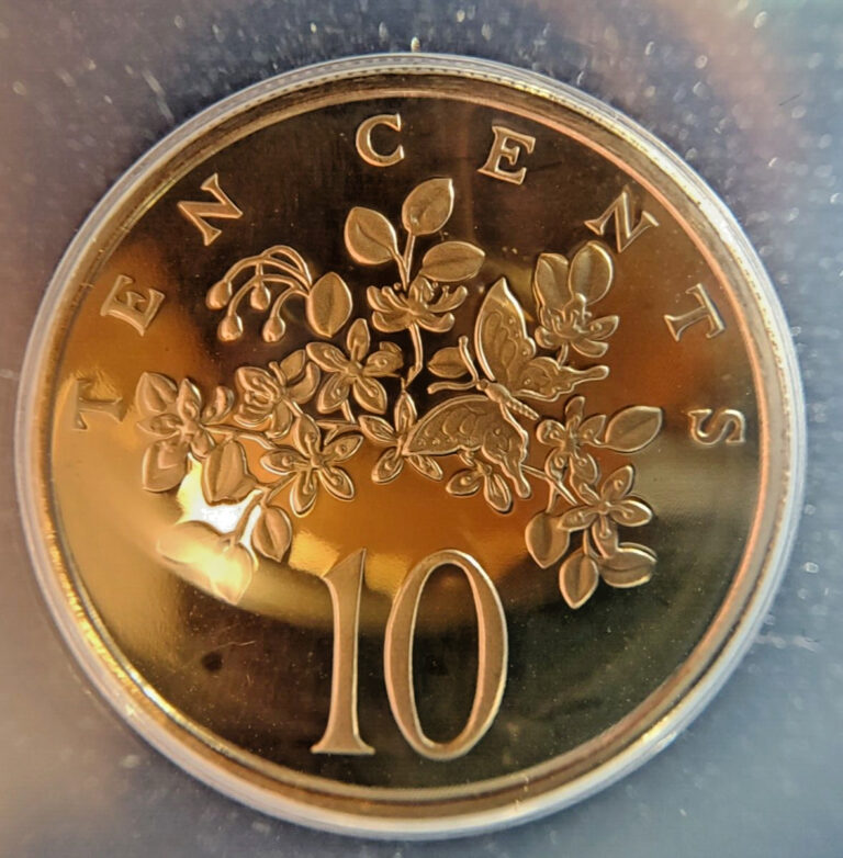 Read more about the article 1972-FM ANACS Jamaica 10 Cents Proof PR69 Deep Cameo Low Mintage 28K