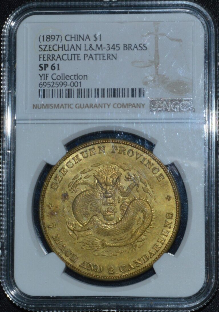Read more about the article 1897 China Szechuan Empire Pattern Copper Dollar Coin LM-345 NGC SP61 RARE!