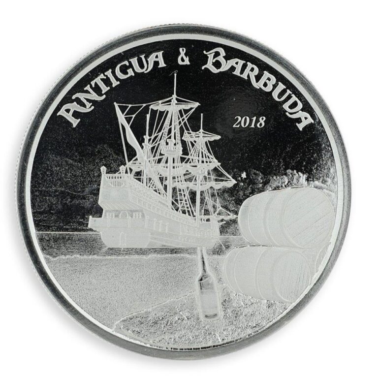 Read more about the article 2018 1 oz Antigua and Barbuda Rum Runner .999 Silver Coin #A454