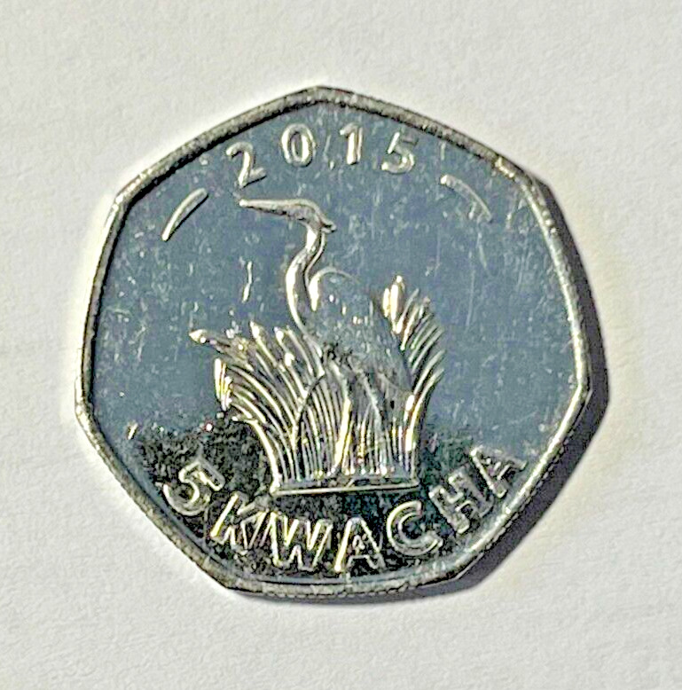 Read more about the article 2015 Malawi 5 kwacha Coin Purple Heron Standing in Waterside Cattails Wildlife