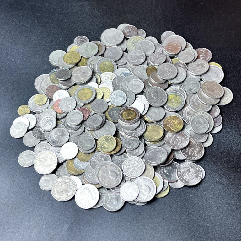Read more about the article Thai Coins 🇹🇭 1 KG of Random Coins from Thailand  a Lot of ~ 200 Coins 🇹🇭