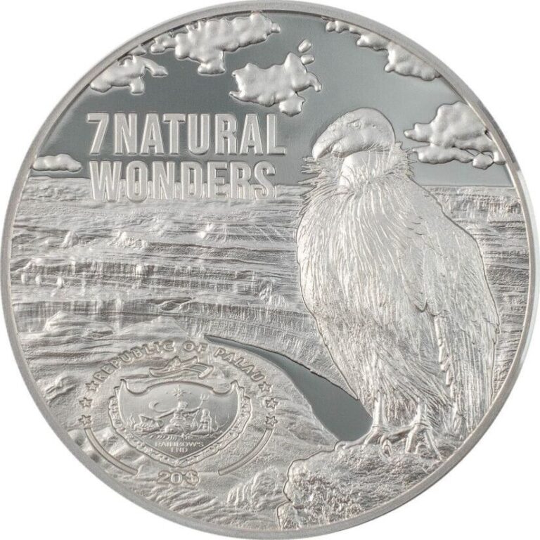 Read more about the article 2021 Palau Seven Natural Wonders: Grand Canyon 3oz Silver Coin Mintage of 777