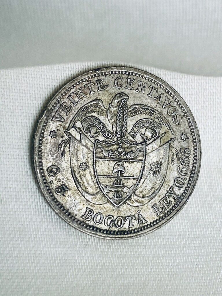 Read more about the article Colombia 1897 Silver 10 Centavos- AU+ Condition