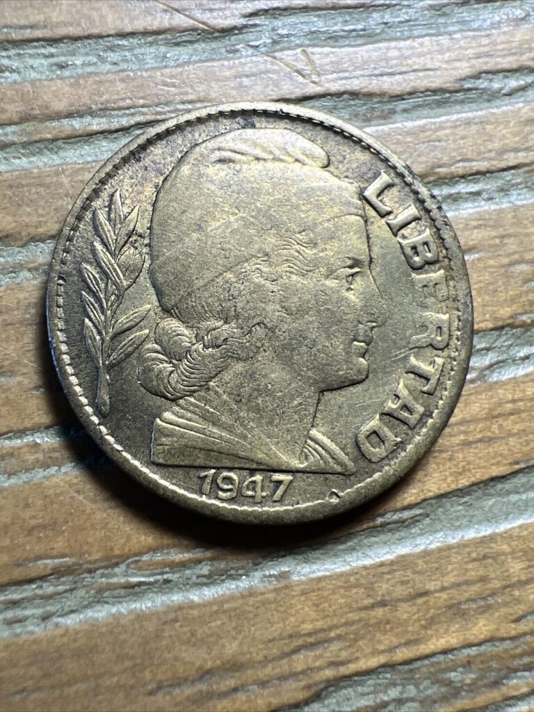 Read more about the article 1947 Argentina 10 Centavos Z3119