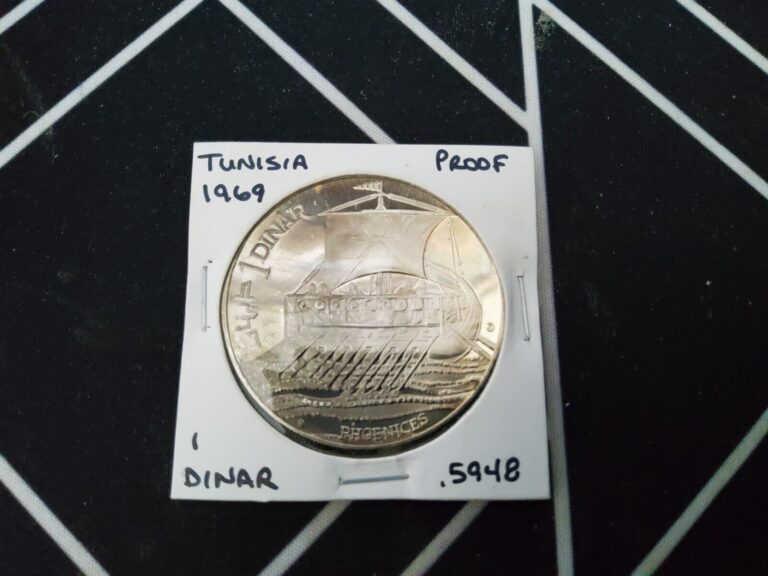 Read more about the article 1969 Tunisia One Dinar Proof