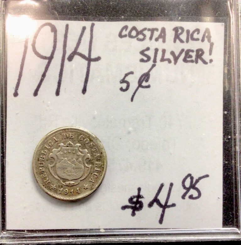 Read more about the article 1914 Costa Rica Silver! 5c. ENN Coins