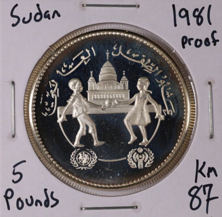 Read more about the article 1981 Sudan 5 Pounds Silver Proof Coin – International Year of the Child