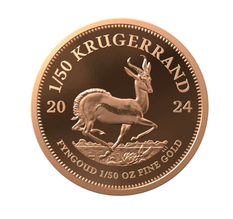 Read more about the article 2024 South Africa Krugerrand 1/50 oz Gold Proof Coin