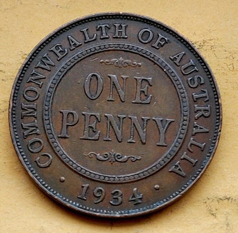 Read more about the article 1934 AUSTRALIA 1 PENNY KM #23 – VERY NICE CIRC COLLECTOR COIN!