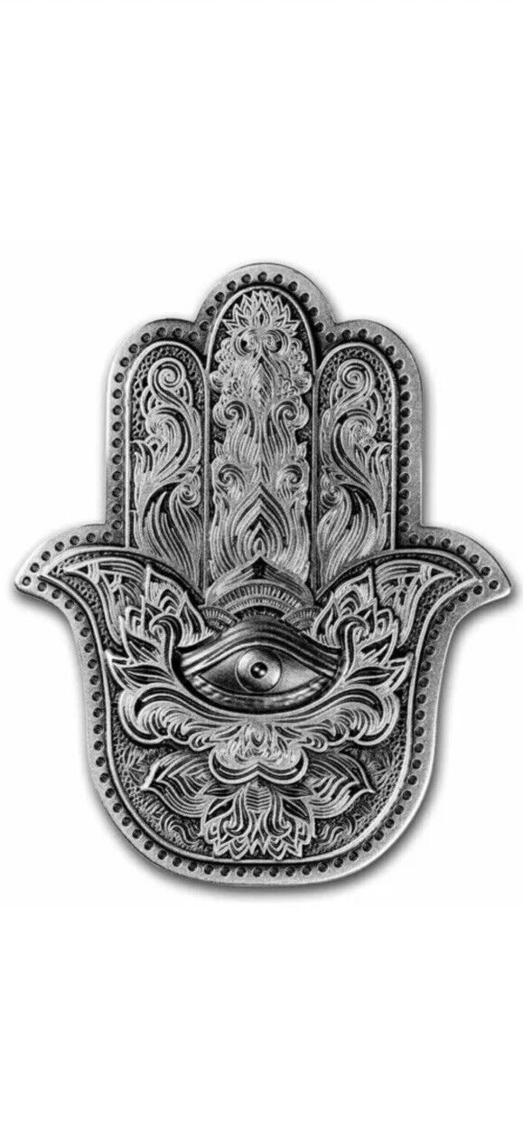 Read more about the article South Korea 2 oz Silver Hamsa Stackable