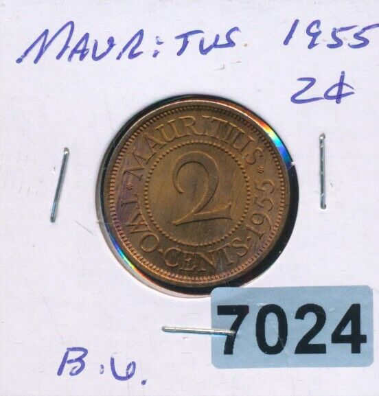 Read more about the article MAURITIUS – 2 cent 1955 – BU