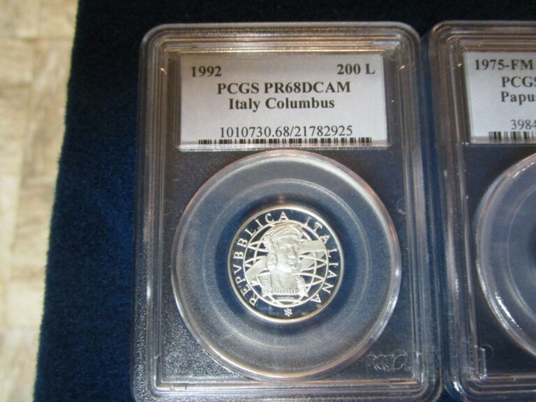 Read more about the article 1992 Italy Columbus PCGS GRADED 200 Lira Population of 1