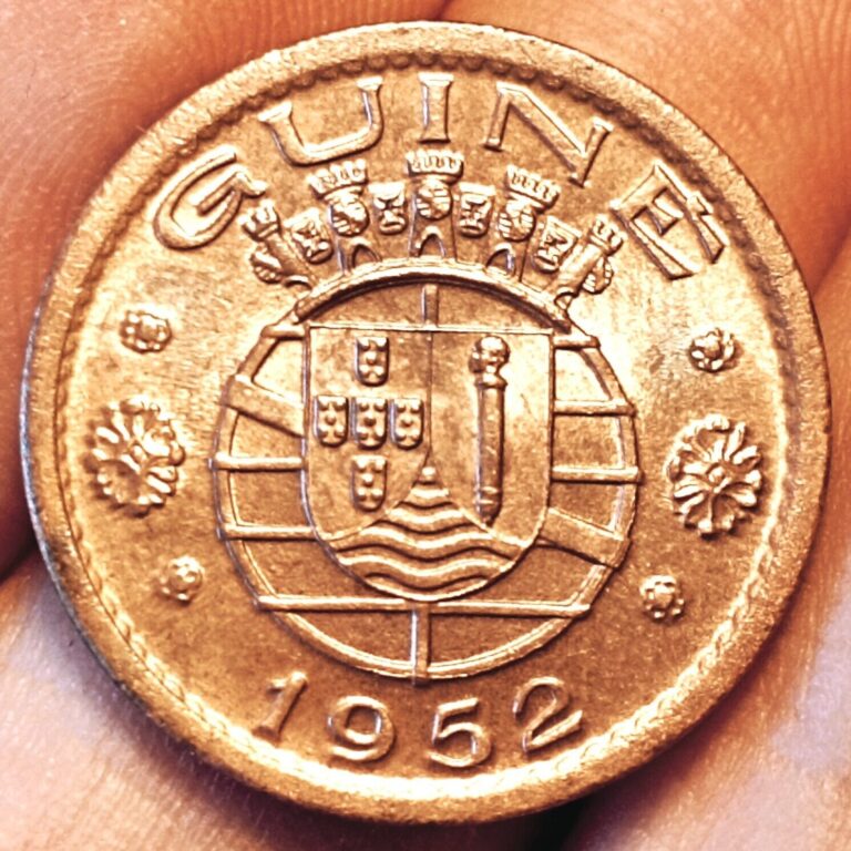 Read more about the article Portuguese Guinea Bissau 50 centavos 1952 coin (UNC! Superb!)