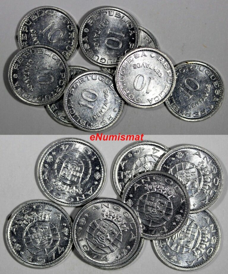 Read more about the article ANGOLA PORTUGUESE Aluminum 1974 10 Centavos UNC KM# 82 RANDOM PICK (1 Coin) (4)