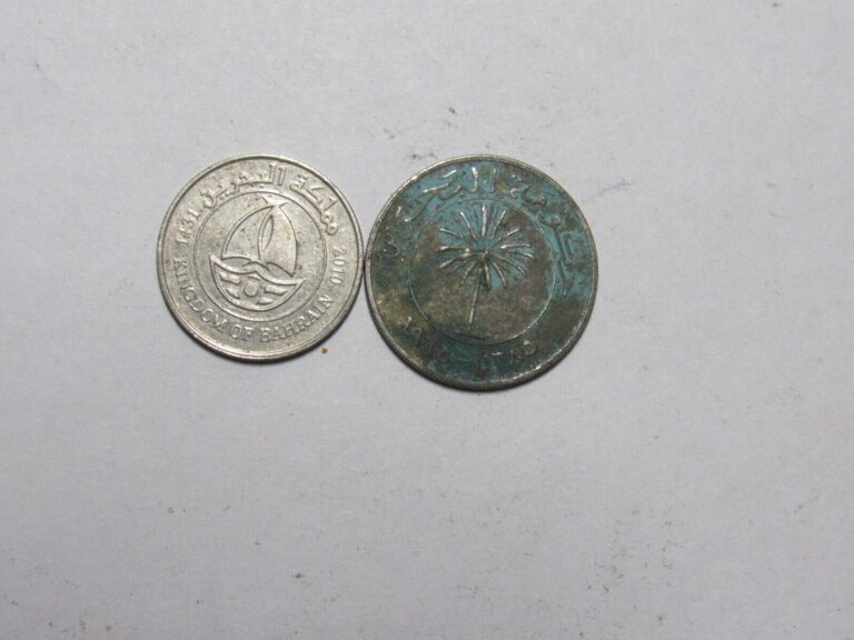 Read more about the article Lot of 2 Different Bahrain Coins – 1965 and 2010 – Circulated