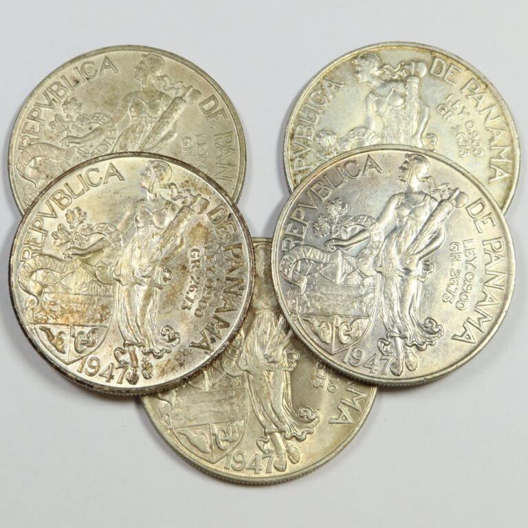 Read more about the article x1 1947 PANAMA – Silver 1 Un Balboa Coin #47472