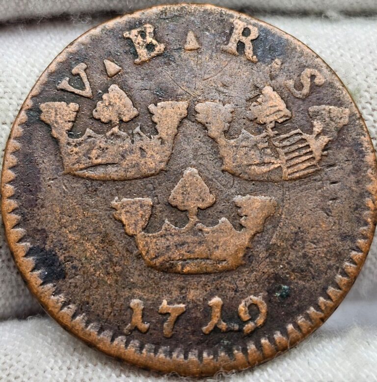 Read more about the article Sweden 1719 1 Ore Coin