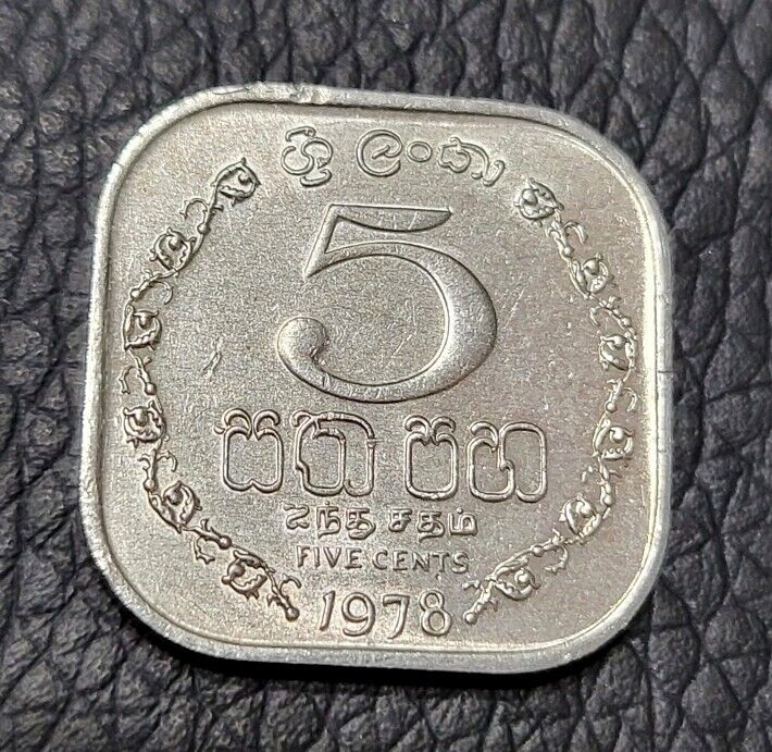 Read more about the article 1978 Sri Lanka 5 Сents Coin