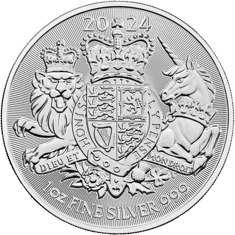 Read more about the article 2024 Great Britain Silver Royal Arms £2 1 oz – BU