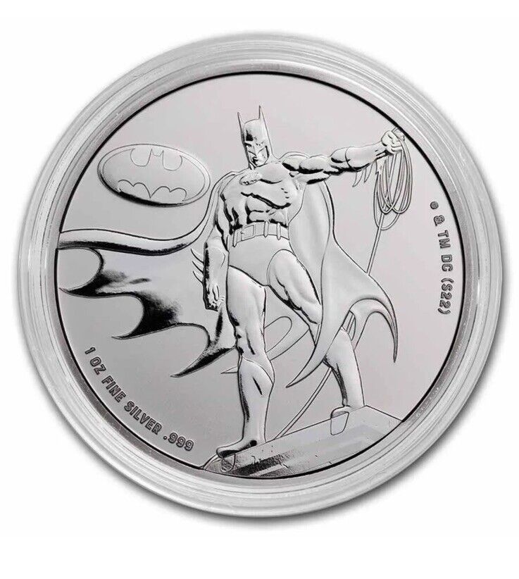 Read more about the article 2023 Samoa 1 oz Silver DC Comics Batman BU Coin in Capsule ~ Fast Shipping