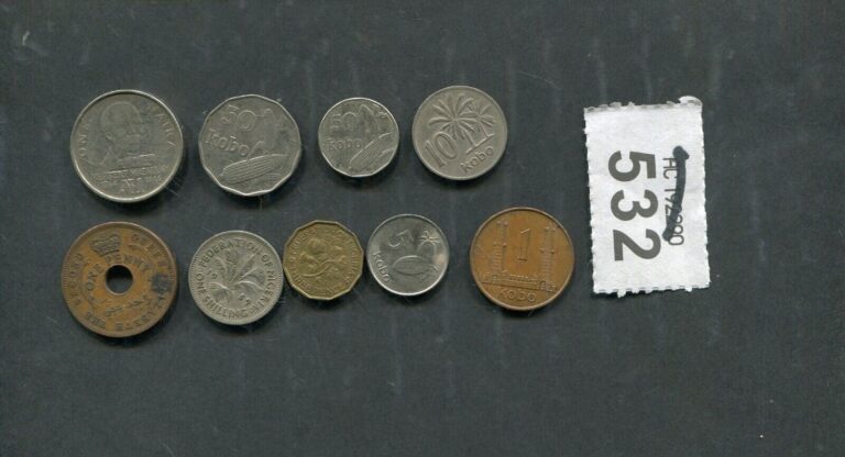 Read more about the article Lot of  9   coins of   Nigeria