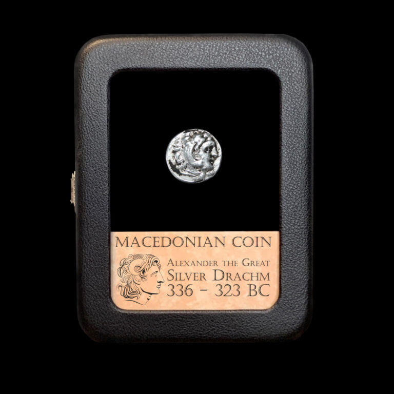 Read more about the article Ancient Alexander The Great Silver Coin – Silver Drachm – With Display Case