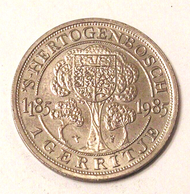 Read more about the article Vintage 1 Gerritje Coin S-Hertogenbosch Netherlands Token 1185 1985