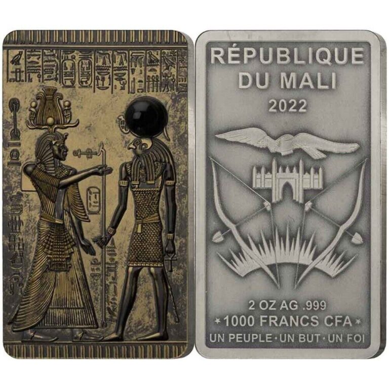 Read more about the article 2022 Mali Icons Of Heritage Egypt 2oz Silver Antique Coin