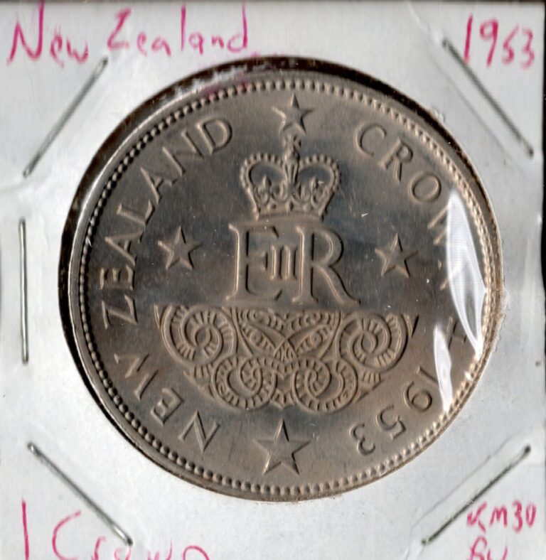 Read more about the article Coin New Zealand 1 Crown 1953 KM30