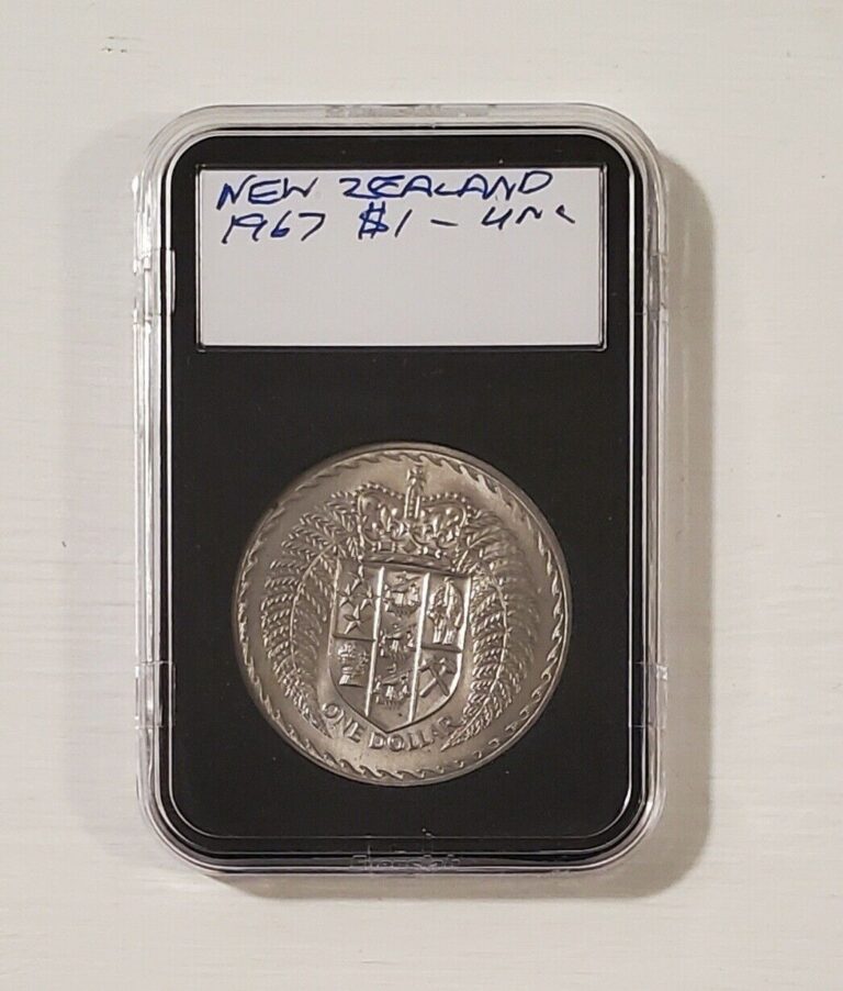 Read more about the article New Zealand 1 Dollar 1967 In Slab Decimalization Commemorative