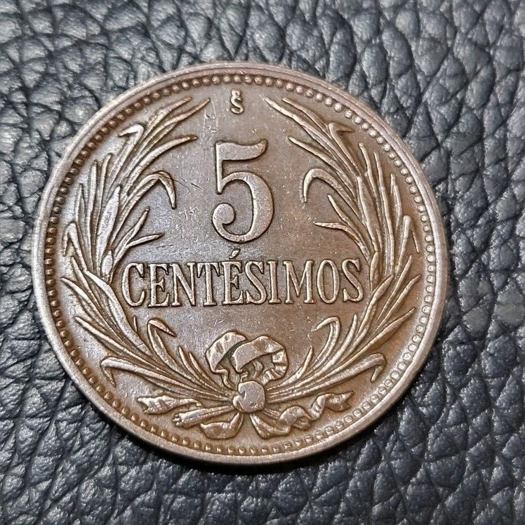 Read more about the article 1946 Uruguay 5 Centesimos Coin