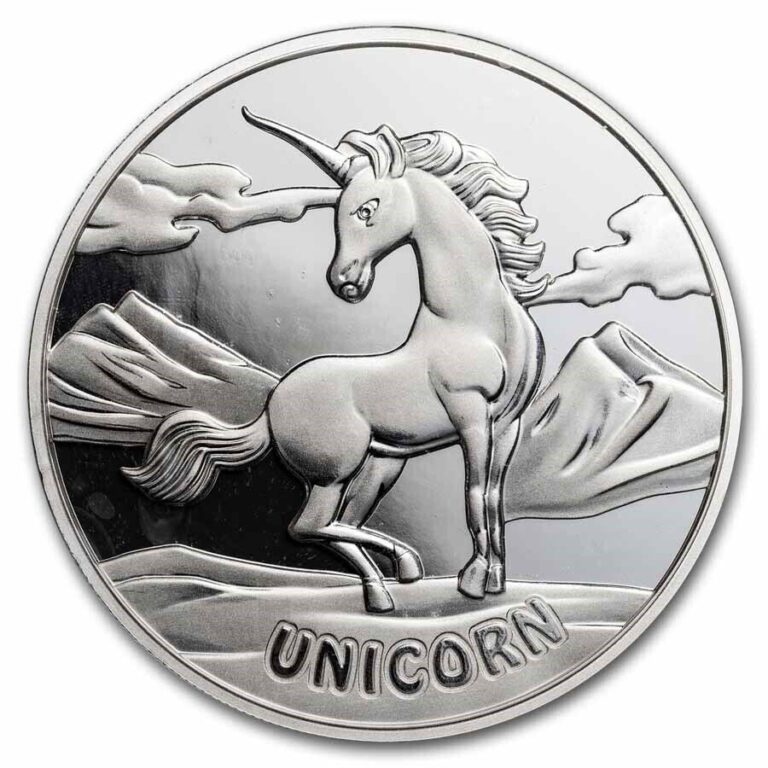 Read more about the article 2023 1 oz Fiji Silver Unicorn Coin BU Mythical Creatures