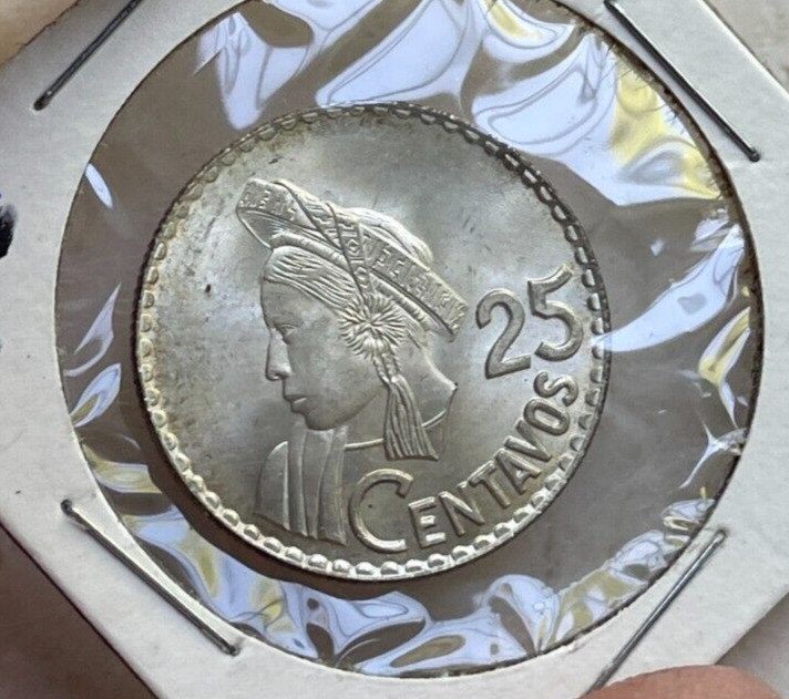 Read more about the article 1964 Guatemala 25 Centavos – Uncirculated Silver