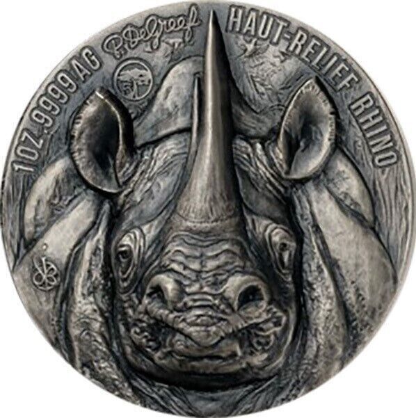 Read more about the article RHINO Big Five 1 Oz Silver Coin 1000 Francs Ivory Coast 2024