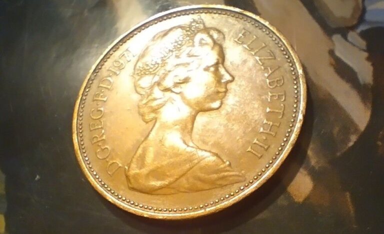 Read more about the article 1971 First Edition new pence 2p D-G•REG•FD Elizabeth || Rare