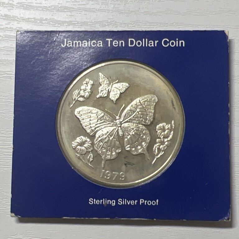 Read more about the article 1979 Jamaica 10 Dollar Sterling Silver Proof Coin WSC#11