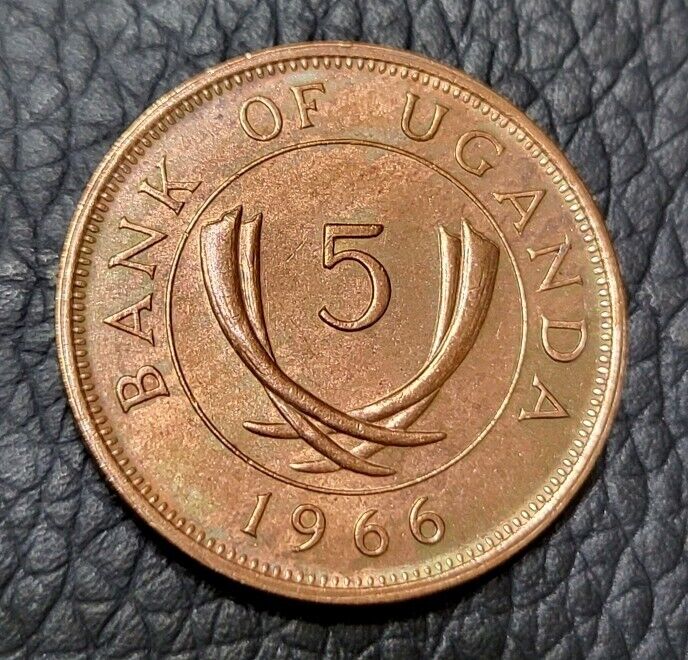 Read more about the article 1966 Uganda 5 Cents Coin