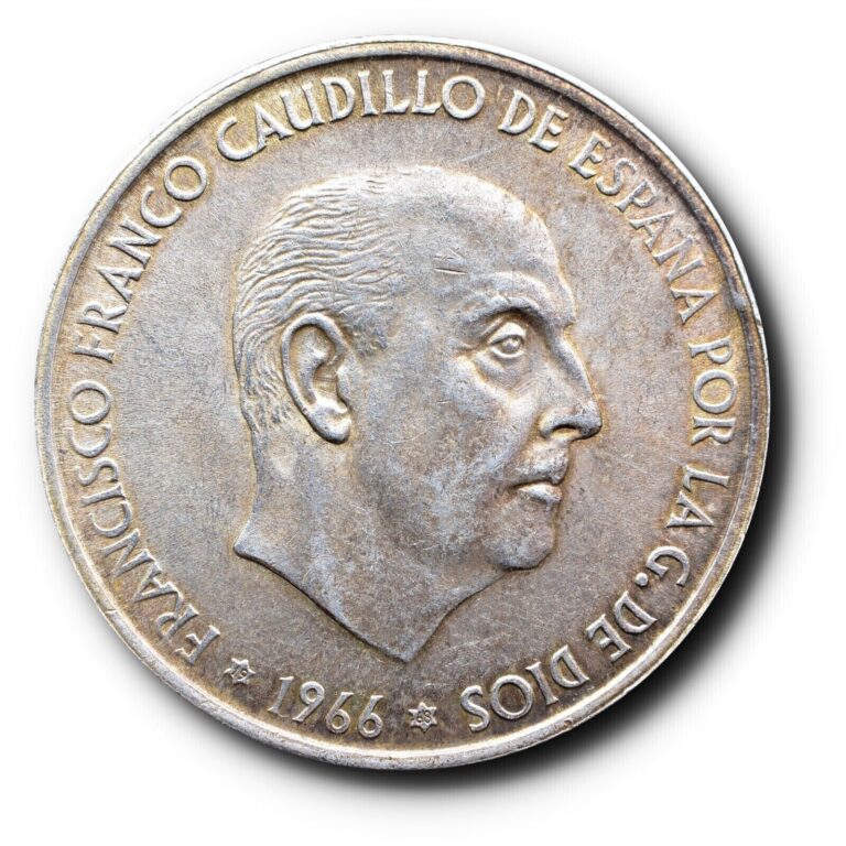 Read more about the article 1966 Spain 100 Pesetas Silver Coin