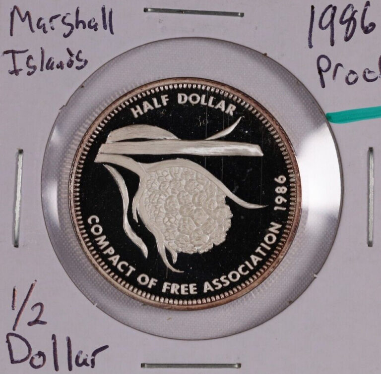 Read more about the article 1986 Marshall Islands Half Dollar Silver Proof Coin -Compact of Free Association