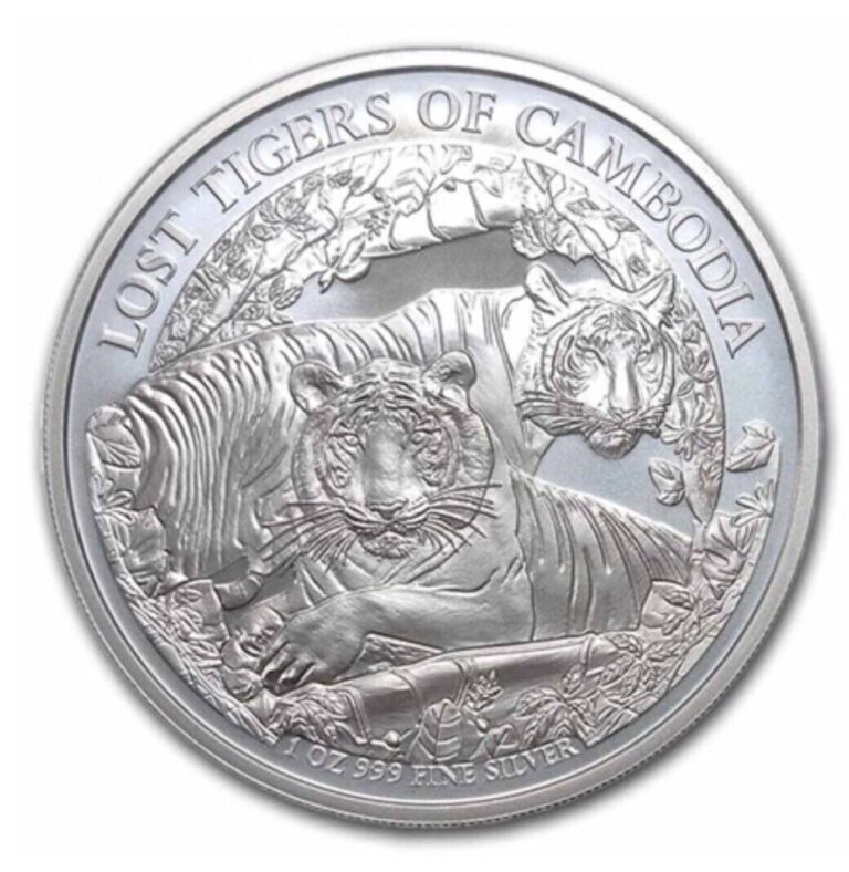 Read more about the article 2024 Cambodia Lost Tigers Coin (BU) .999 Fine Silver In Capsule