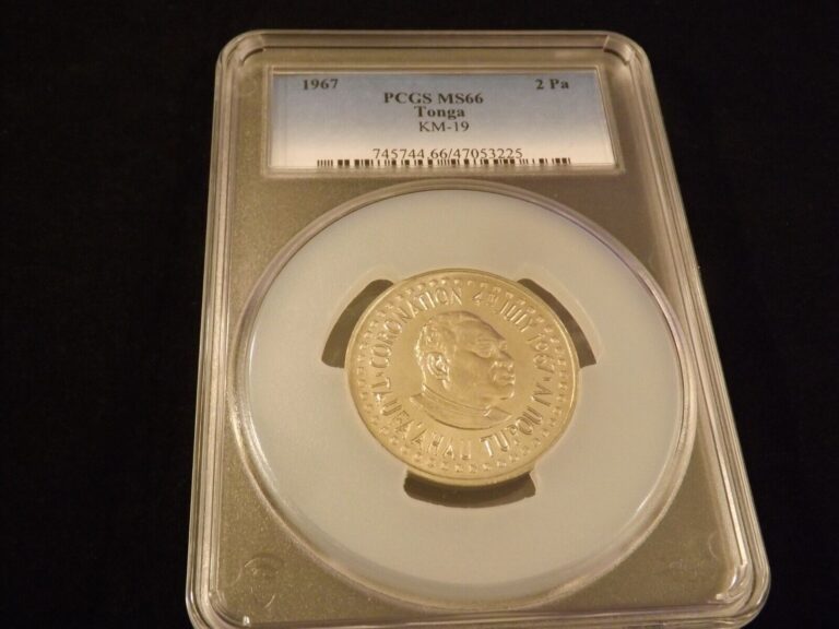 Read more about the article 1967   2 Pa     TONGA         PCGS  MS 66