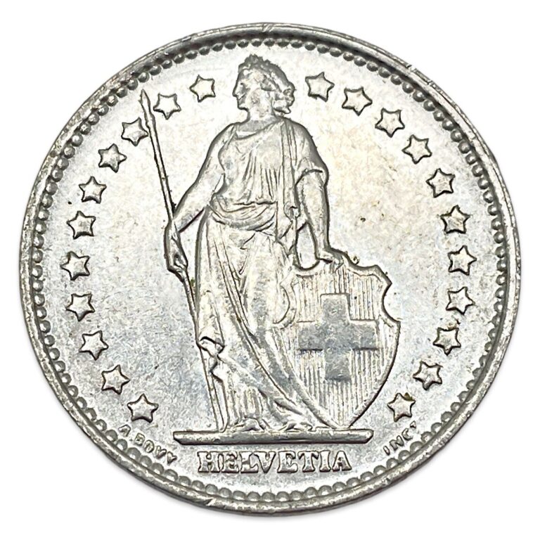 Read more about the article 1968 B Switzerland 1 Franc – AU #GA2211S