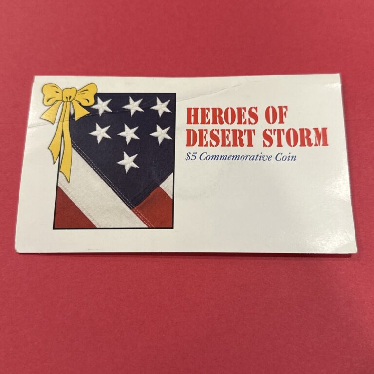 Read more about the article Republic of the Marshall Island 4#5 Heroes of Desert Storm $5 Commemorative Coin