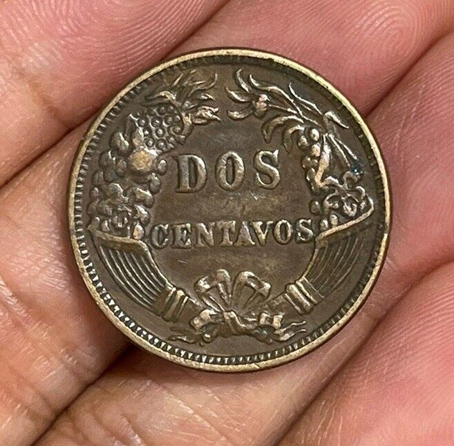Read more about the article 1878 Peru 2 Centavos Coin
