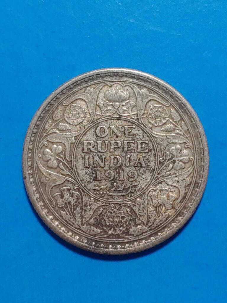 Read more about the article 1919 India Rupee – .917 Silver – 30.5mm – #201