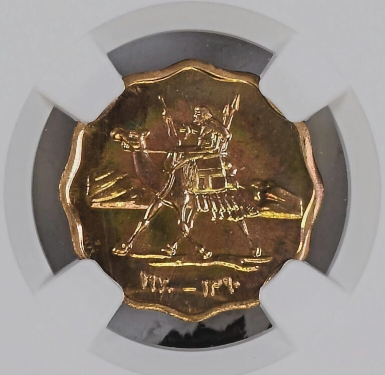 Read more about the article NGC PF 68RB Sudan Toned 2 Milliemes 1970 Proof KM# 40 (Super low mintage: 1 646)