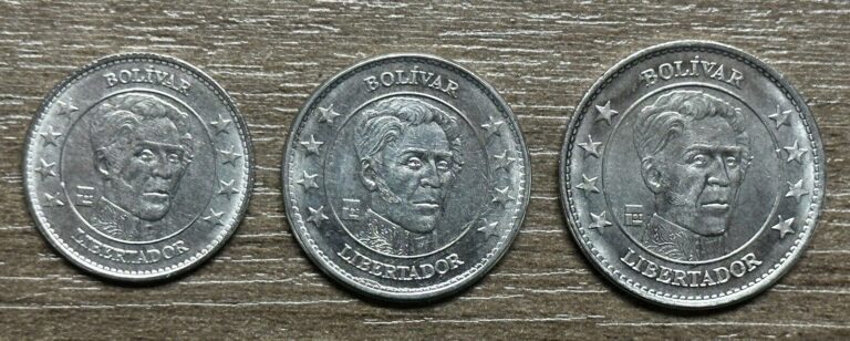 Read more about the article Venezuela Coins 25  50 Cents and 1 Bolívar (MILLION) 2021 AUNC – Scarce Set 3 Pcs