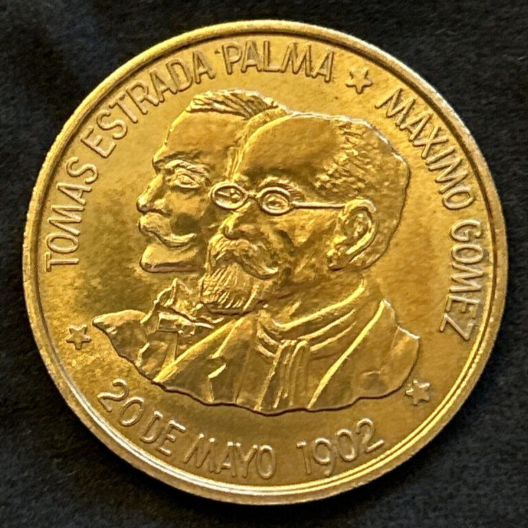 Read more about the article 1986 Commerative Medal Coin ESTRADA PALMA and MAXIMO GOMEZ