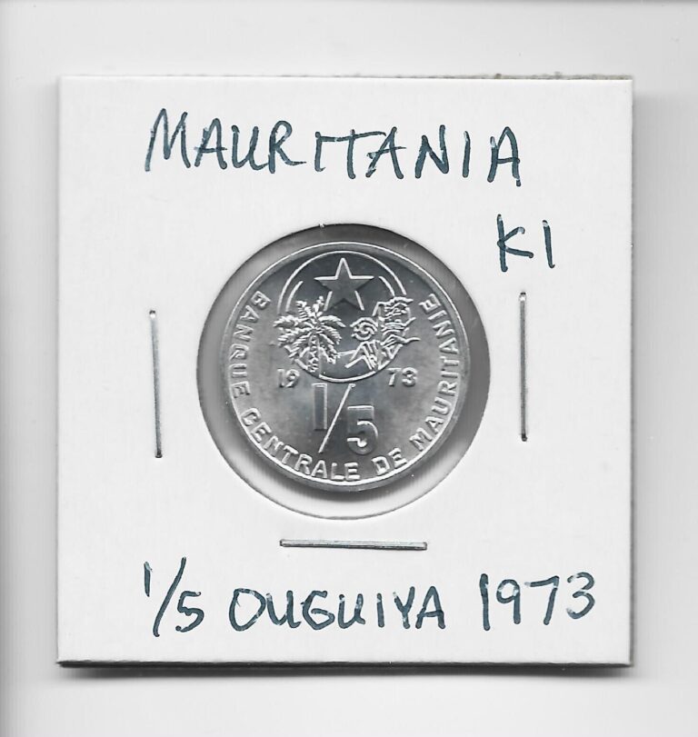 Read more about the article Mauritania 1/5 Ouguiya 1973 AH1393 K1 First Year Coinage. Nobody travels to here