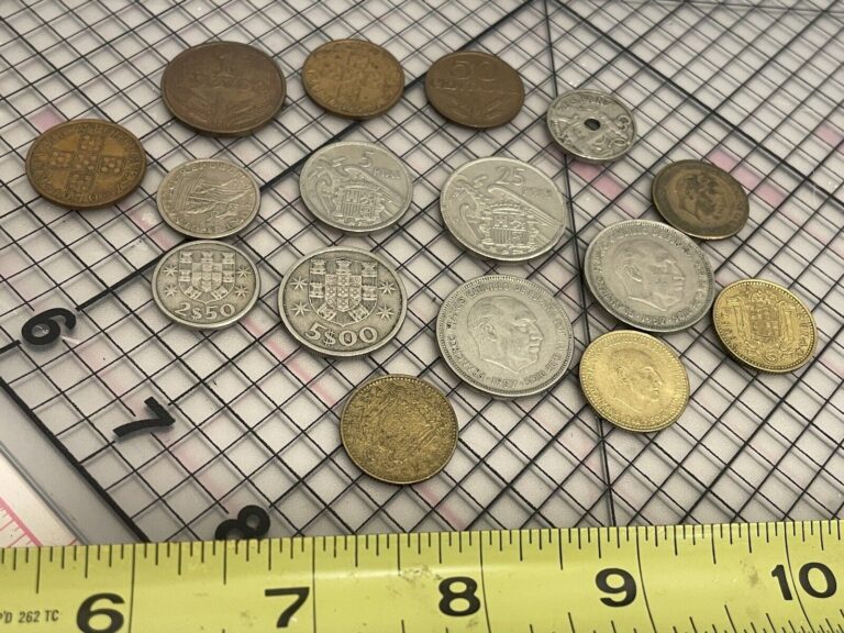 Read more about the article Portuguese 50 centavos 1970 Coin Lot Bundle Portugal Pitas Various Sizes
